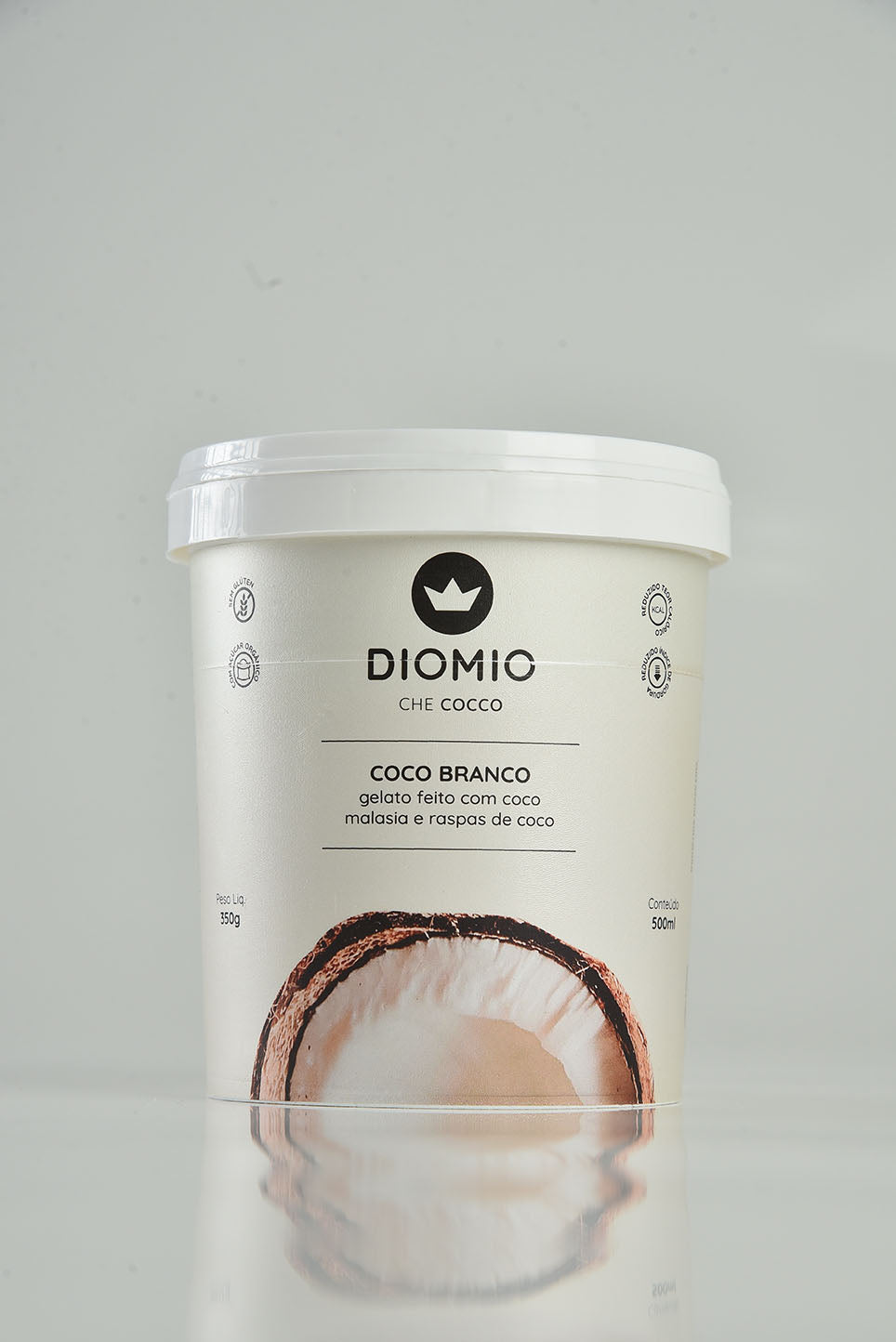 Gelato de Coco Branco - Cup 500ml