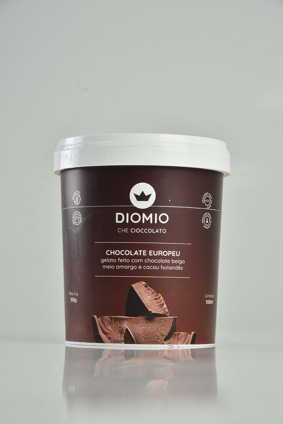 Gelato de Chocolate Europeu - Cup 500ml