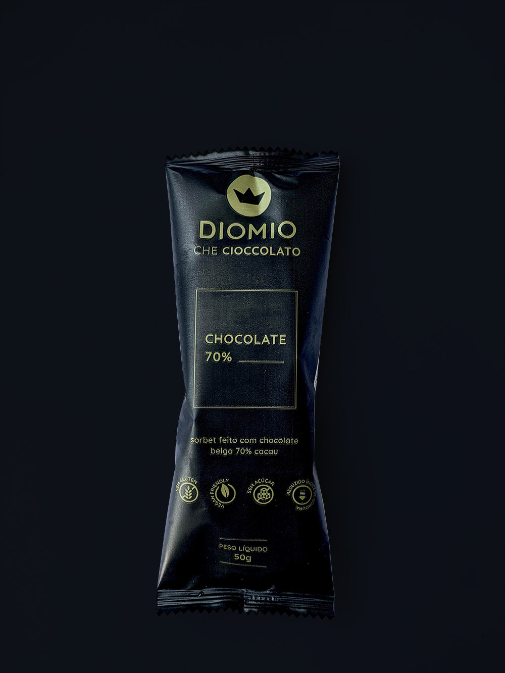 Sorbet de Chocolate 70% - Picolé 50g