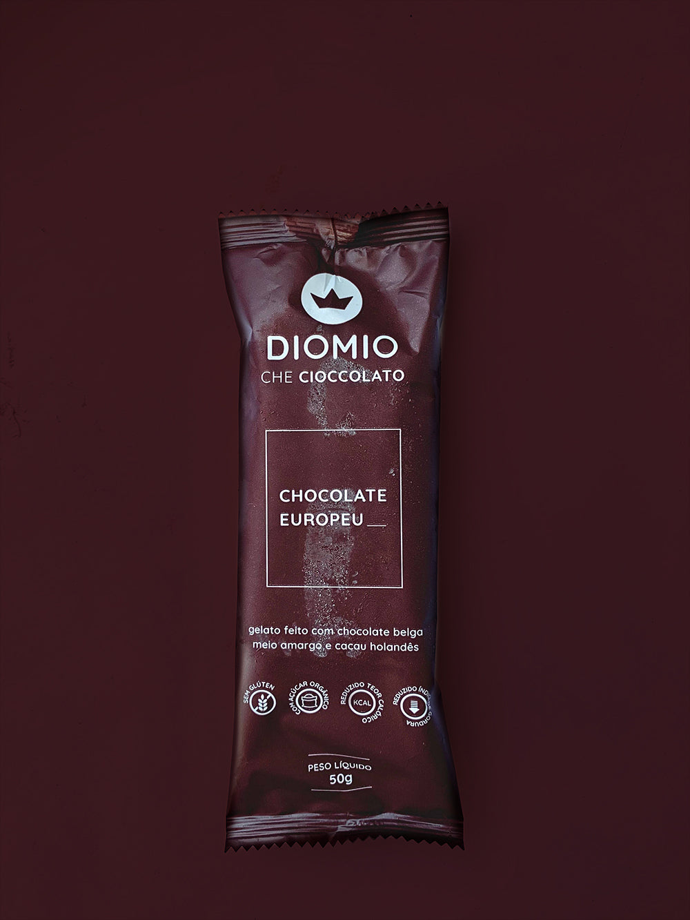 Gelato de Chocolate Europeu - Picolé 50g