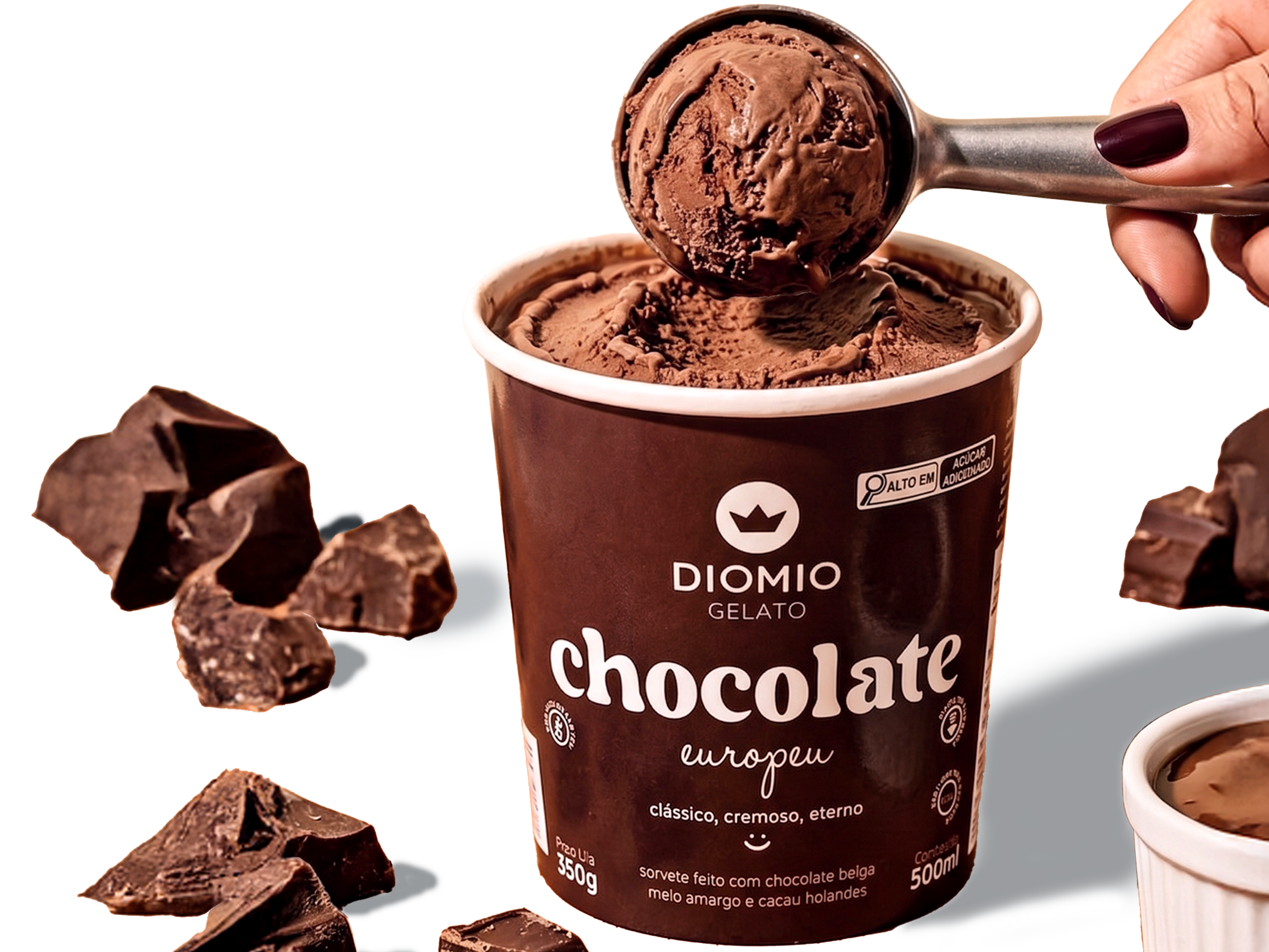 Dio Mio Gelato - Chocolate Europeu